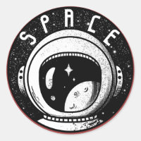 Serie de astronautas retro