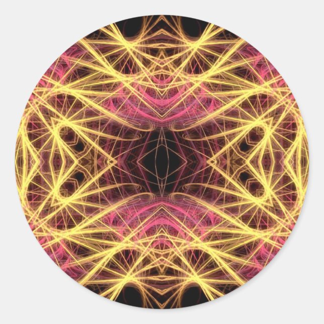 Pegatina Redonda serie de stickers (Anverso)