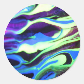 Pegatina Redonda Serie Phantasmagoria #07 "Cosmic Star Beings"