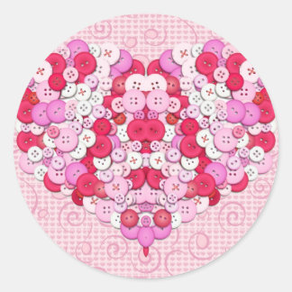 Pegatina Redonda Sew In Love Pegatinas