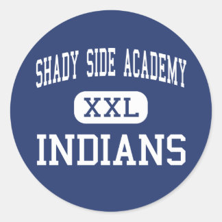 Pegatina Redonda Shady Side Academy Indians Middle Pittsburgh