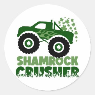 Pegatina Redonda Shamrock Crusher 🍀 💪