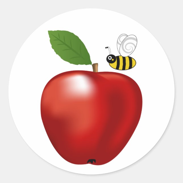 Pegatina Redonda Shanah Tovah Rosh Hashanah Año Nuevo judío (Anverso)