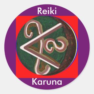 Pegatina Redonda Shanti = paz