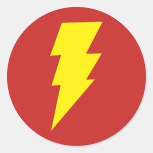 Pegatina Redonda Shazam