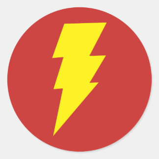 Pegatina Redonda Shazam