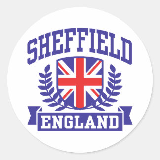 Pegatina Redonda Sheffield