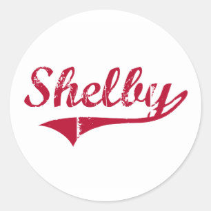 Pegatina Redonda Shelby Mississippi Classic Design