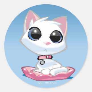 Pegatina Redonda Shell de huevo