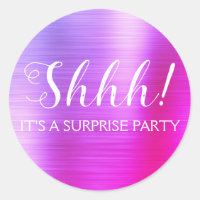 ¡Shhh! Surprise Birthday Party - Purple