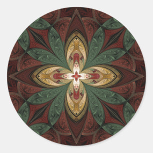 Pegatina Redonda Shine and Rise