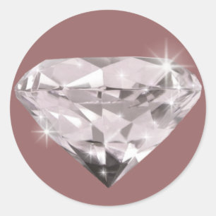 Pegatina Redonda Shine Diamond