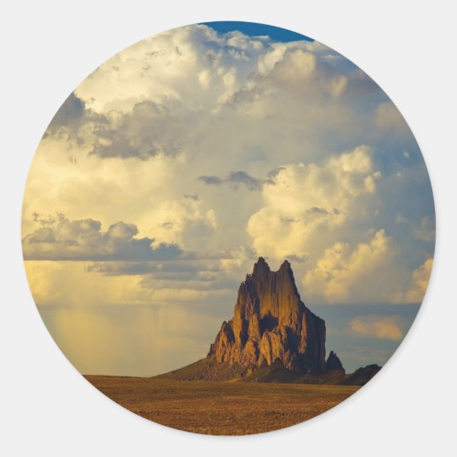 Pegatina Redonda Shiprock vs. Thunderhead (Anverso)