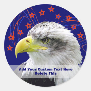 Pegatina Redonda Shooting Stars y pegatinas de Eagle