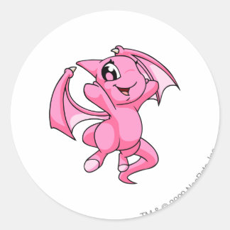 Pegatina Redonda Shoyru Pink