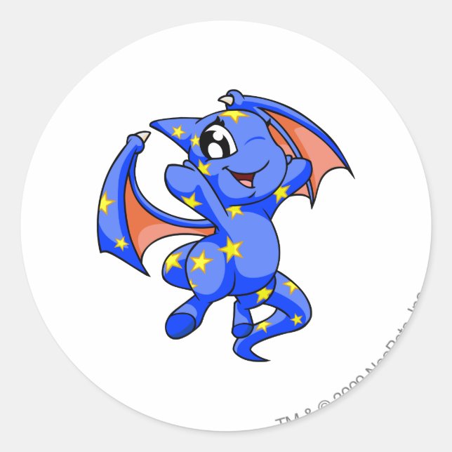 Pegatina Redonda Shoyru Starry (Anverso)