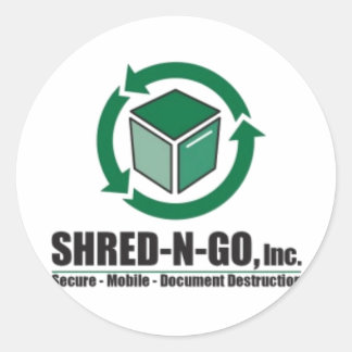 Pegatina Redonda Shred-N-Go