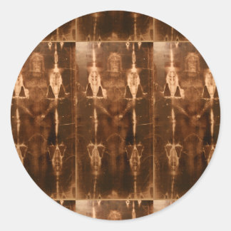 PEGATINA REDONDA SHROUD OF TURIN