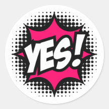 ¡SÍ! Estilo de libro de historietas