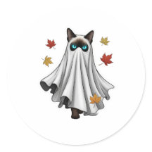 Siamés fantasma - Gato siamés de Halloween