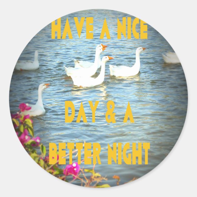 Pegatina Redonda Siempre dejamos satisfechos a nuestros clientes. (Anverso)