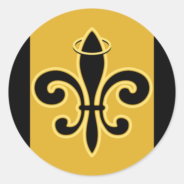 Pegatina Redonda Siempre un SAINT (Anverso)