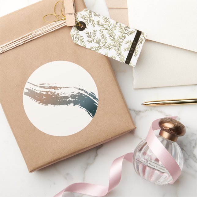 Pegatina Redonda Siempre y para el Boda de la eternidad (Regalar)