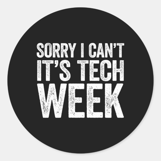 Pegatina Redonda Siento No Poder Ser Un Ensayo De Teatro De La Sema (Anverso)