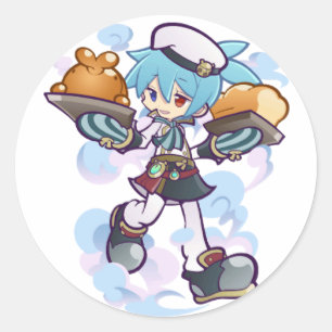 Pegatina Redonda Sig Puyo Puyo - Baker Sig