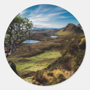 Pegatina Redonda ¡Siga sus sueños!