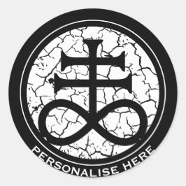 Pegatina Redonda Sigilia de Leviatán