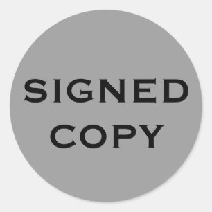 PEGATINA REDONDA SIGNEDCOPY
