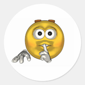 Pegatina Redonda Silencio - Tonelada