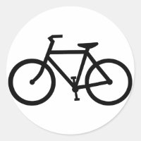 silueta de bicicleta