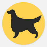 Silueta del Setter Gordon