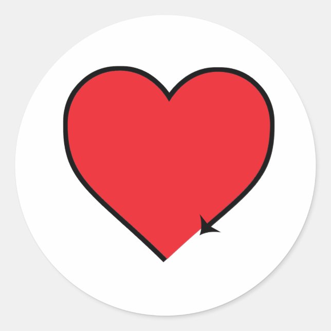 PEGATINA REDONDA SÍMBOLO AUTOSEXUAL (Anverso)