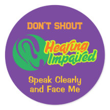 Símbolo con problemas de audición - Diseño elegant