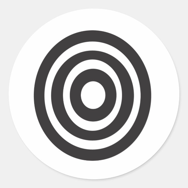 Pegatina Redonda Símbolo de Adinkra (Anverso)