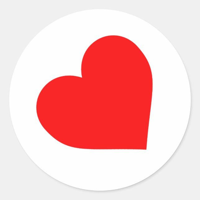 PEGATINA REDONDA SÍMBOLO DE CORAZÓN DE CUERO (Anverso)
