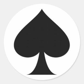 Pegatina Redonda Símbolo de espacio