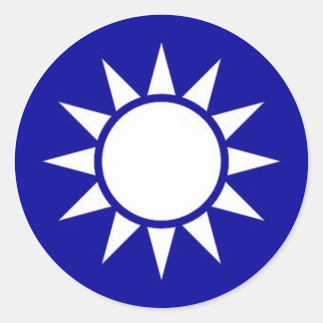 Pegatina Redonda símbolo de kmtú (Anverso)