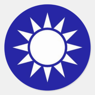 Pegatina Redonda símbolo de kmtú