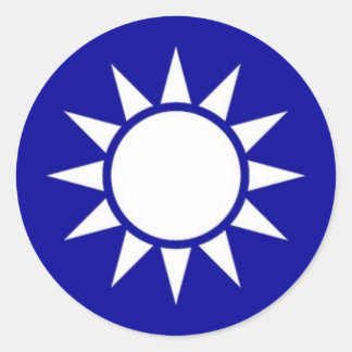 Pegatina Redonda símbolo de kmtú