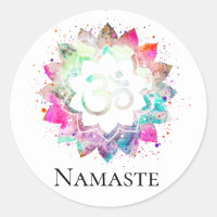 *~* Símbolo espiritual OM Lotus Flower Mandala