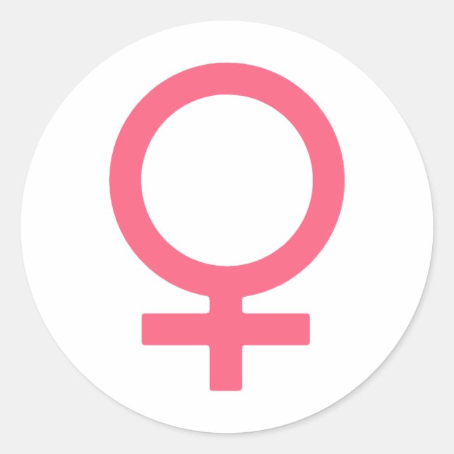 Pegatina Redonda Símbolo Guay Bitterdulce Venus (Anverso)