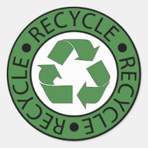 Símbolo Verde de Reciclaje Ve Verde Día de la Tier