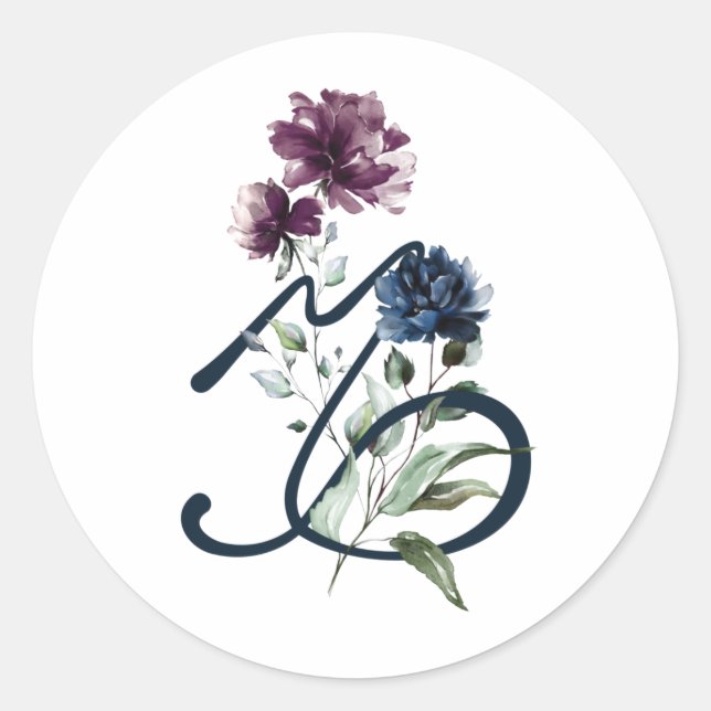 Pegatina Redonda Símbolo zodiaco de Capricornio (Anverso)