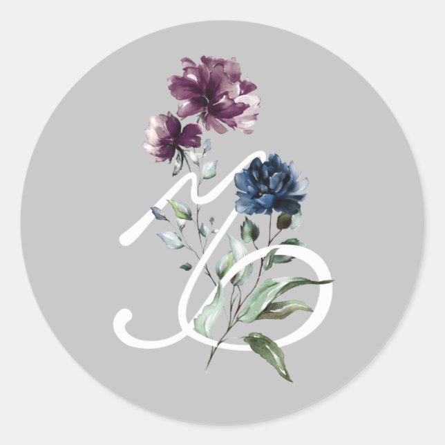 Pegatina Redonda Símbolo zodiaco de Capricornio (Anverso)