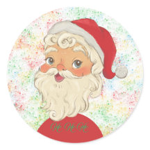 Simple Cute Vintage Santa