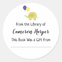 Simple de la biblioteca de la librería con elefant